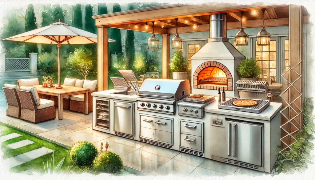 Appliances and features are the heart of any outdoor kitchen